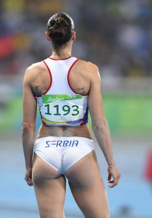 Ivana Vuleta Spanovic Serbian long jumper Hottest Female Athletes