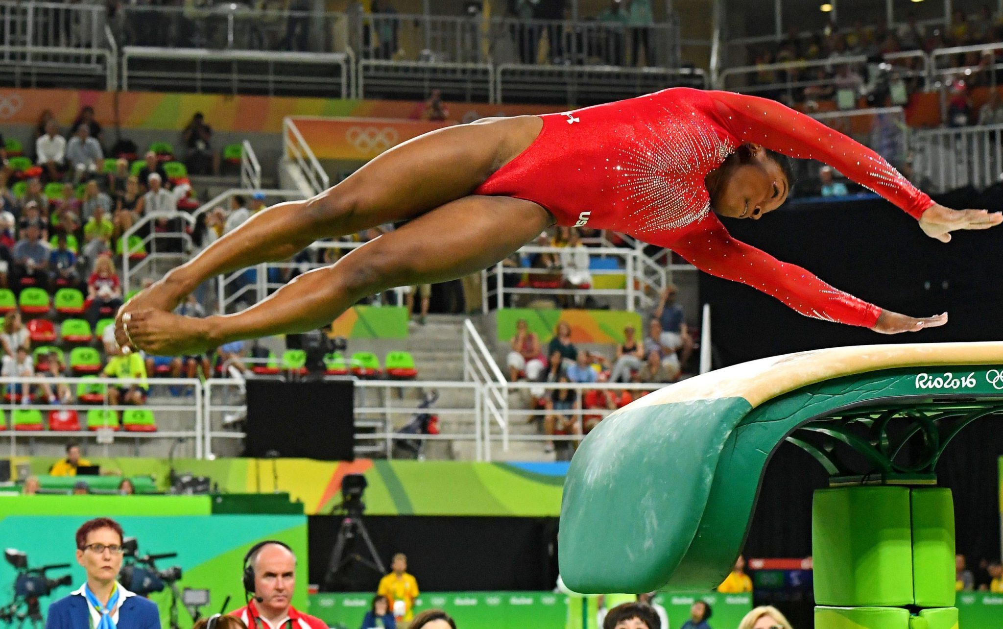 USA artistic gymnast vault - Hottest Female Athletes